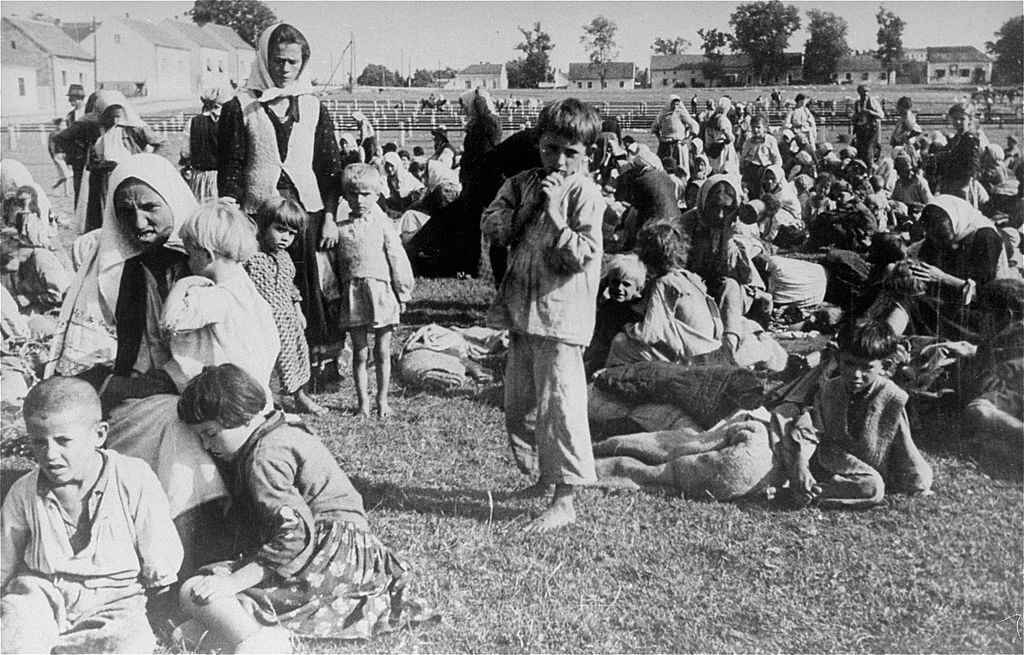 Women and children of Serbian ethnicity from Kozara were taken to concentration camps throughout the Independent State of Croatia (NDH).