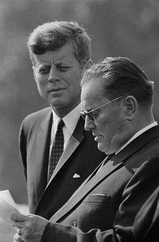 Kennedy and Tito in Washington 1963.