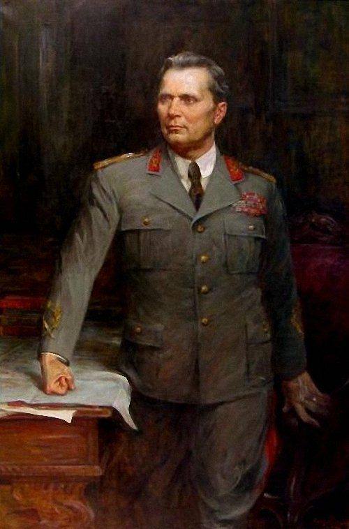 Portrait of Josip Broz Tito, painted in 1947. Paja Jovanović.