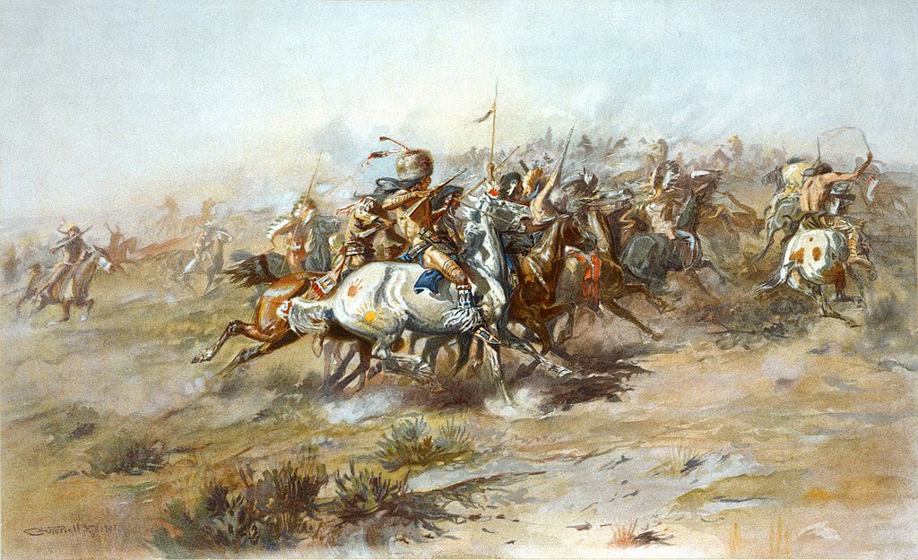 The Battle of Little Bighorn by Charles Marion Russell