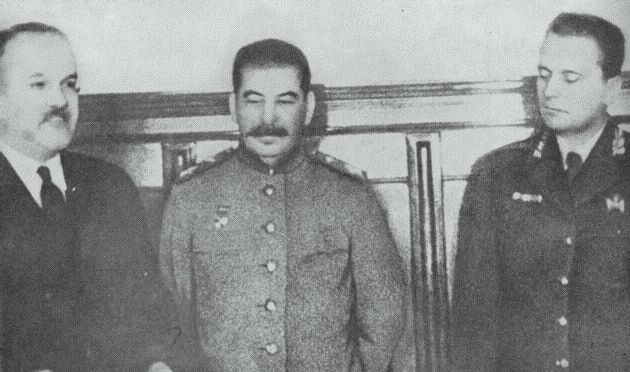Tito and Stalin in Moscow 1945
