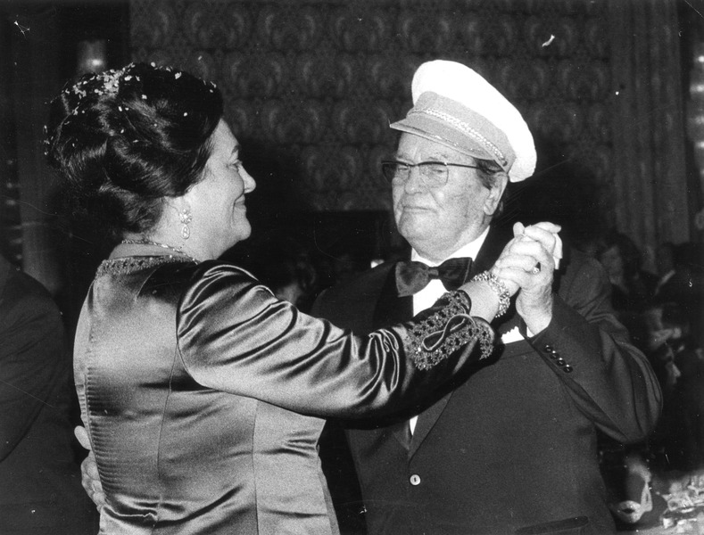 Tito with his wife Jovanka.