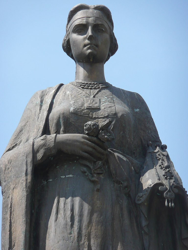 Bust of Hurrem Sultan (Roxelana) in Rohatyn, Ukraine.