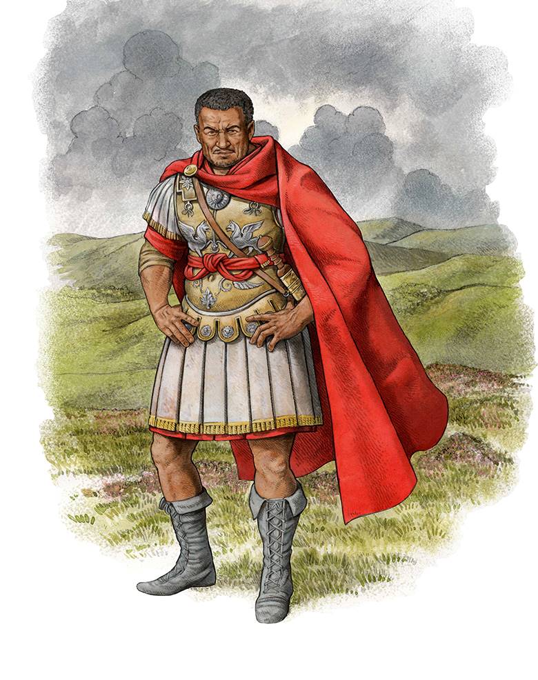 Illustration of Quintus Lollius Urbicus, public domain