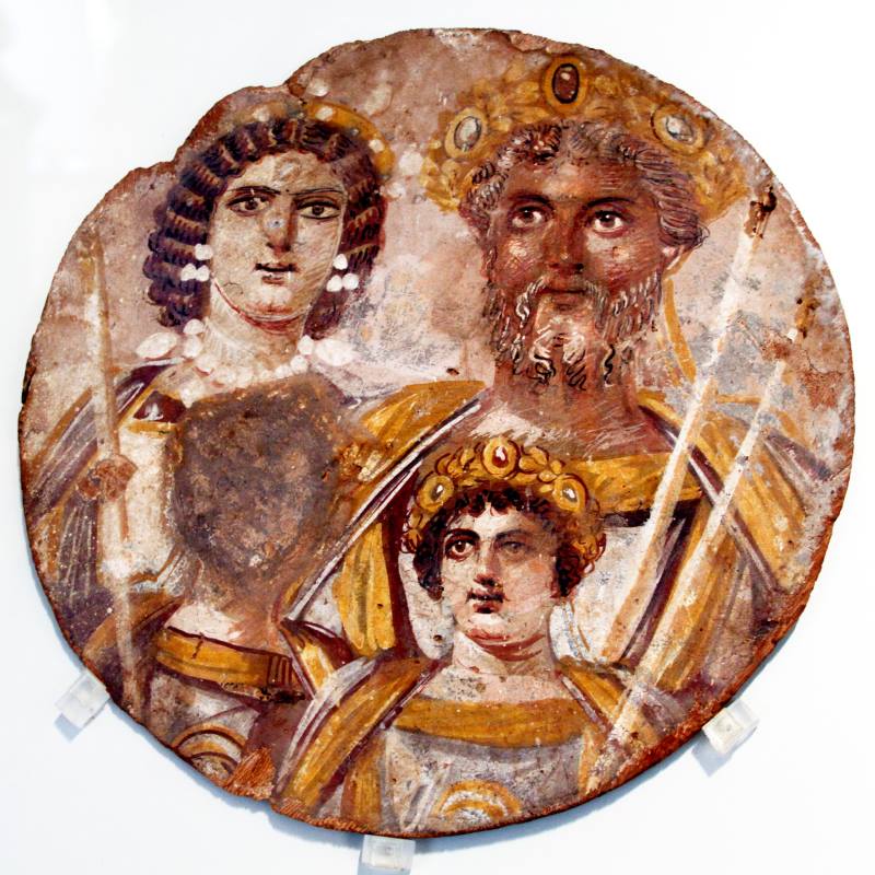 Portrait of family of Septimius Severus