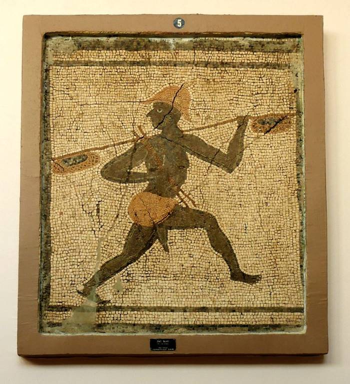 Roman Mosaic of an Aethiopian Fisherman