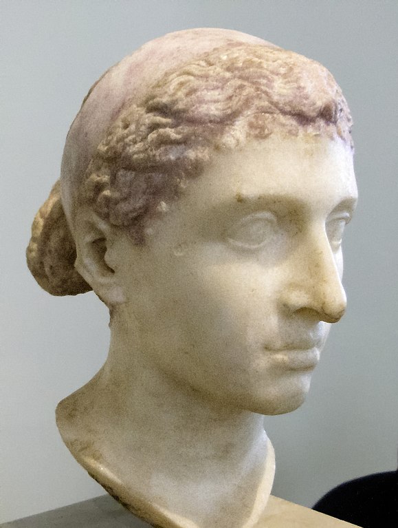 Roman sculpture of Cleopatra