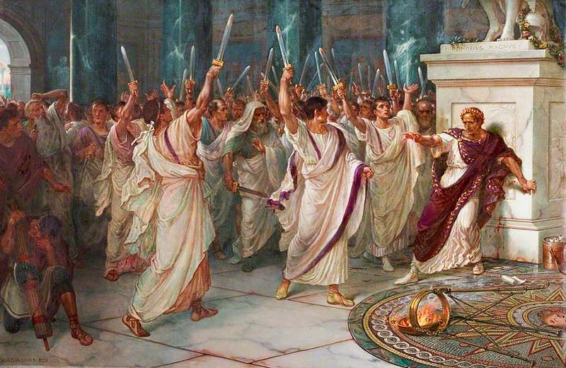 The Assassination of Julius Caesar by William Holmes Sullivan, c. 1888, Royal Shakespeare Theatre
