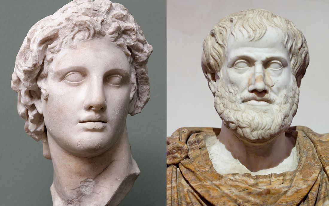 Alexander the Great and Aristotle