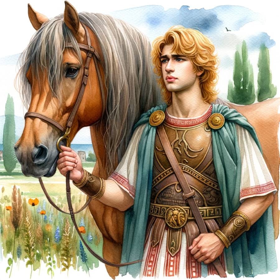 Alexander the Great and Bucephalus