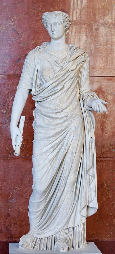 Marble statue of Empress Livia, Louvre.