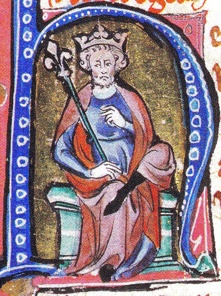 14th-century portrait of Cnut the Great