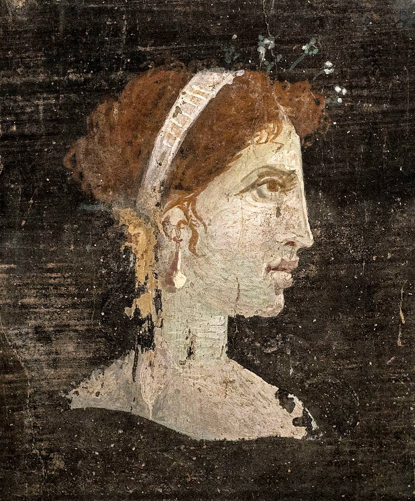Most likely a posthumously painted portrait of Cleopatra