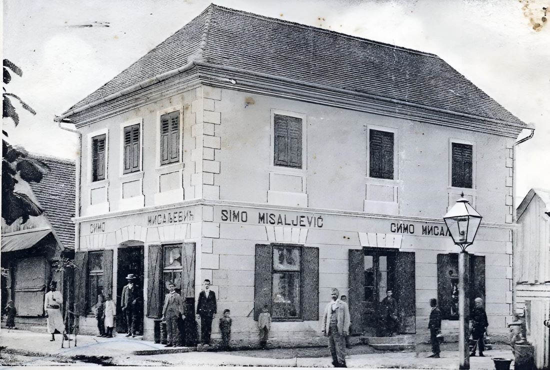 House of the distinguished Serbian Misaljević family on the eve of World War I.