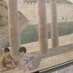 Artist's reconstruction of the Pool of Siloam in the Second Temple period