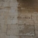 Sign along the Via Dolorosa