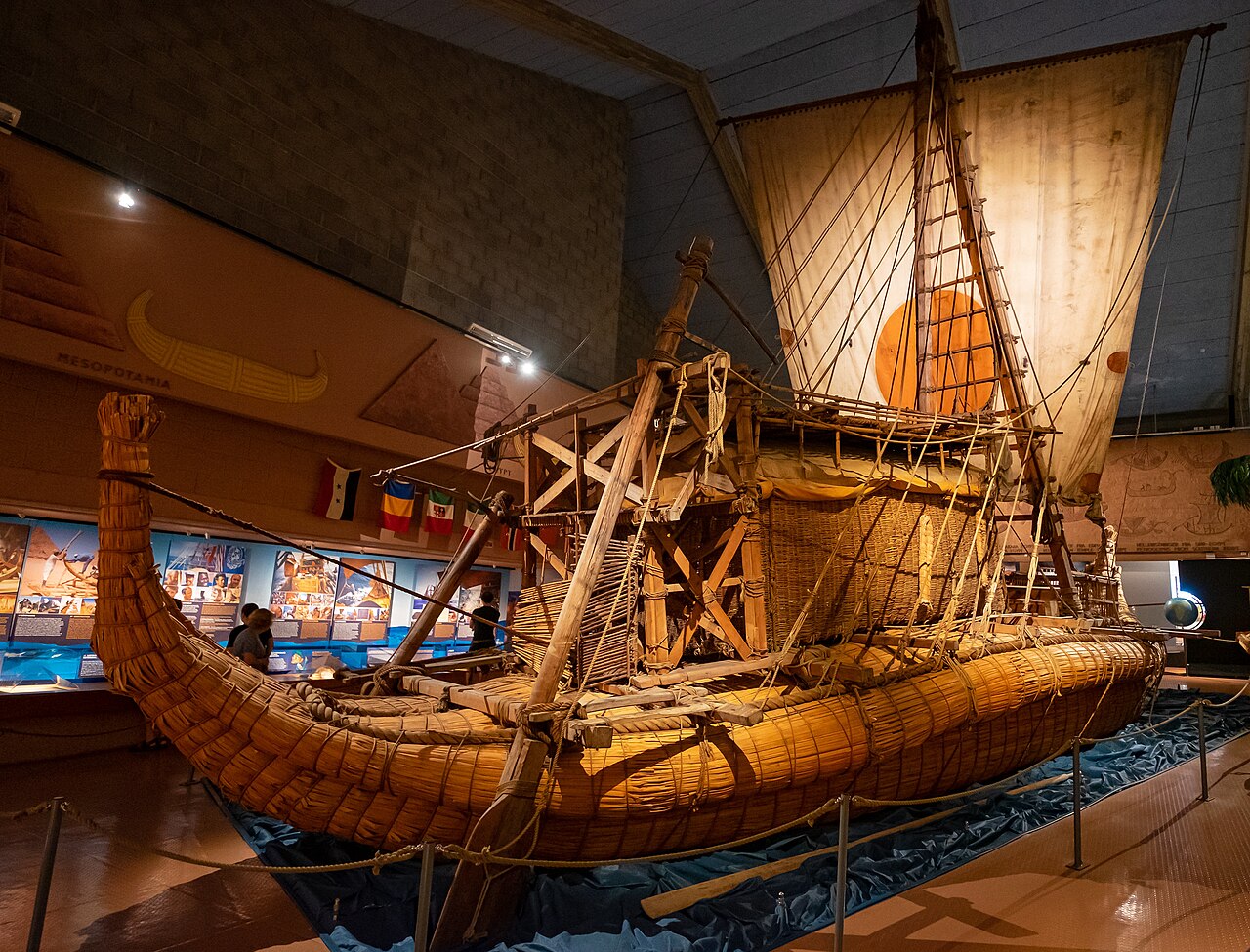 The Ra II in the Kon-Tiki Museum